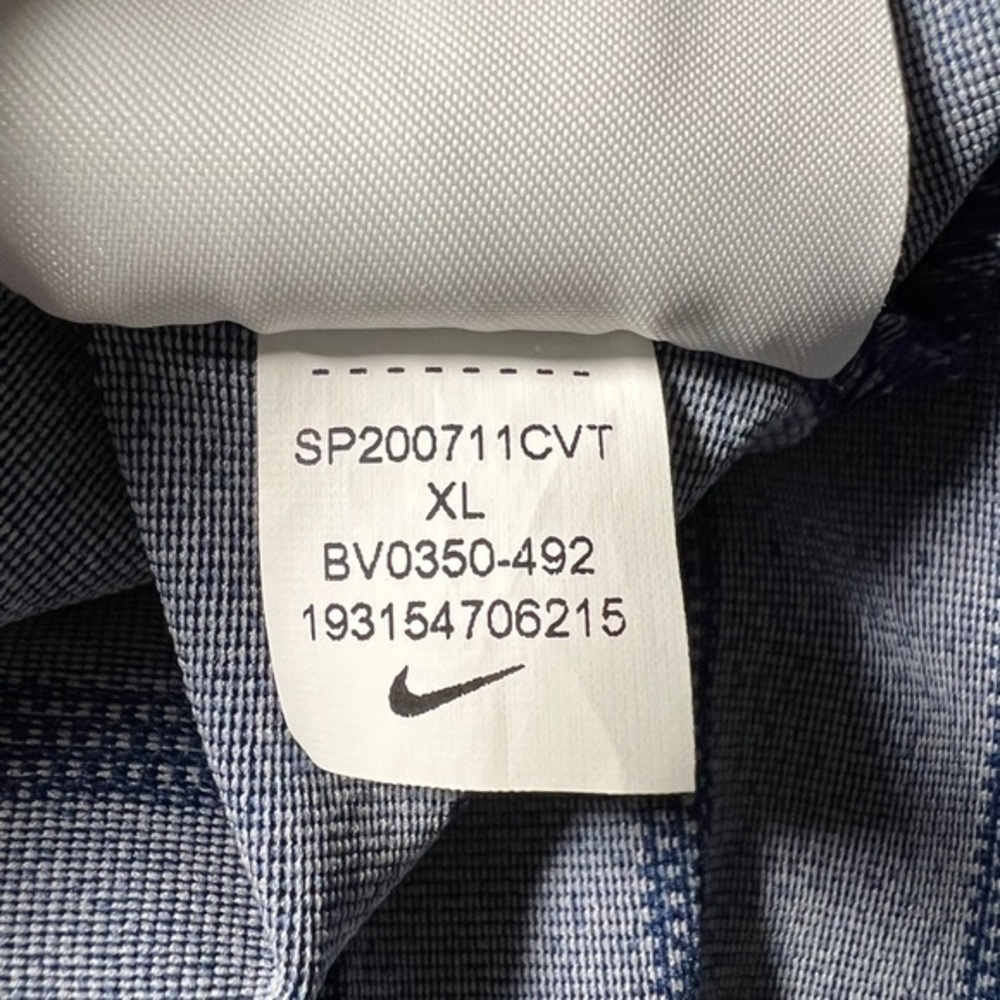 Nike Dri-Fit Men's Blue Standard Fit‎ Striped Performance Polo Shirt Sz. XL NWOT - Picture 13 of 13